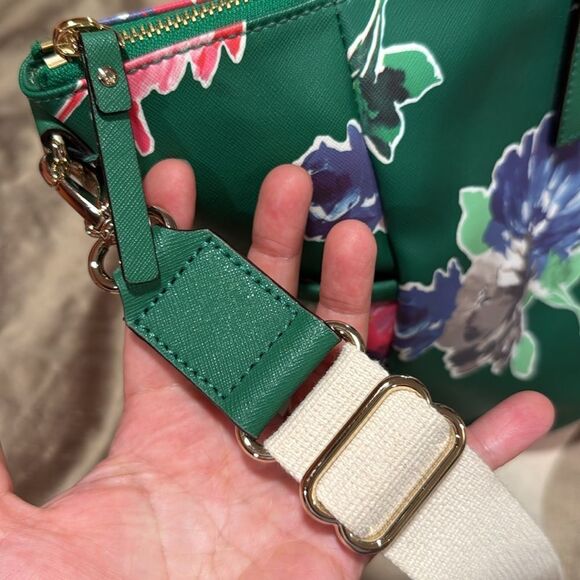 Kate Spade Adaira Weekender Or Diaper Bag In Sprout Green - Picture 7 of 11